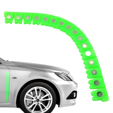Magnetic Edge Protection Strip For Cars And Auto Detailing DIY Friendly Metal Paint Shield Guard installed on car edge