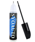 Black Car Touch Up Paint Pen 2 In 1 For Scratch Repair And Rust Prevention 0.4 Oz Auto Paint Pen with cap removed