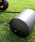 Powerful 270 Lb Poly Lawn Roller For Push Or Tow With Easy Turn Tethered Plug And Quick Filling Drum 18 By 24 Inches Brinly PRC-241BH-A