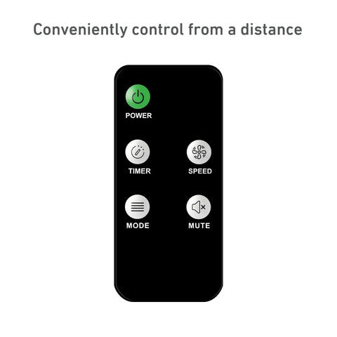 Remote control for 16 Inch Chrome Digital Metal Stand Fan With 3 Speed Settings, 75 Degree Oscillation, 20 Degree Head Tilt
