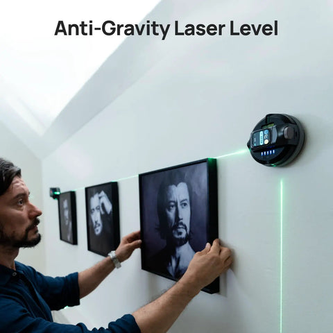 Modular Laser Level And 164 Ft Green Distance Meter With Bluetooth App Control Auto Self Leveler Hits Dead Center Every Time And Layout Marking Wall Mount Workhorse For Diy Home Projects And Picture Hanging Quick Charge Battery Ready