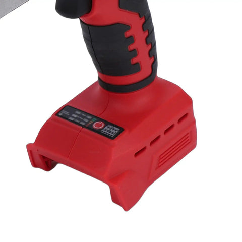 Jiawu Cordless Electric Metal Shears With 360 Degree Rotating Head And Variable Speed Control handle with battery pack