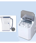 High Performance Countertop Ice Maker Portable With Built In Storage Bin For Rapid Ice Cubes Kitchen Home Bar Entertainment RV Camper Travel Compact Self Contained Unit Energy Efficient Smooth Chill Results with ice ready.
