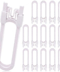 U Shaped Adjustable Cabinet Locks 15 Pack With Tool Free Installation For Kid Safe Home In Kitchen Drawers And Cabinets