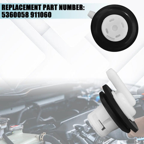 2 Pack Fuel Tank Vent Valve Kit With Grommet For Jeep Wrangler And Ford F Series Trucks 1980 1996 F150 F250 F350 Gas Tank Rollover Valve Replaces 5360058 911060 shown with engine background
