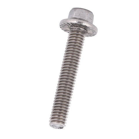 Top Quality M6 Hex Flange Screws 304 Stainless Steel Bolts For Tough Jobs Includes 10 Pcs With Five Awesome Lengths, showing 16mm hex flange screw.