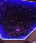 End Glow Fiber Optic Cable 200 Pcs 0.75mm 2m PMMA Plastic for LED Star Ceiling Sky Light Kit with spiral galaxy pattern