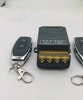 Long Range Wireless Remote Switch With 328 Ft Reach, 12V/24V/48V/72V 30A Relay, plug and play control unit and two remotes