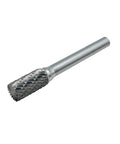 Double Cut Cylinder Tungsten Carbide Burr Rotary File For Metalworking And Woodworking One Quarter Inch Shank Three Eighths Inch Cutter Diameter Three Quarters Inch Cut Length Heavy Duty Pro Grade Grinder Bit For Jewelry Making And Crafting