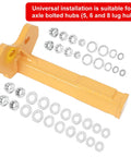 Universal Wheel Bearing Removal Tool For Safe Hub Extraction from all axle bolted hubs with flange nuts and washers
