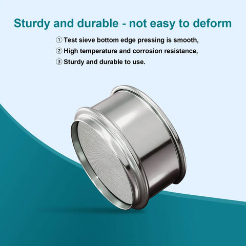 Boss Grade 304 Stainless Steel Mesh Sieve Screen 200 Mesh 0.075mm Aperture with smooth edges and durable design