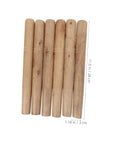 Image of six-pack hardwood tool handles replacement grips for shovel hoe sickle axe and hammer ergonomic comfort grip for easy use