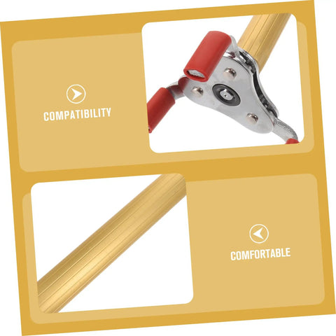 Slick Aluminum Alloy Ceiling Smoke Detector Puller With Heavy Duty Claw Head close-up showing grip and claw head details.