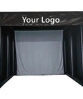 Inflatable Portable Golf Simulator Tent with Curtain For Indoor Practice Swing Projector Not Included Easy Setup Durable PVC
