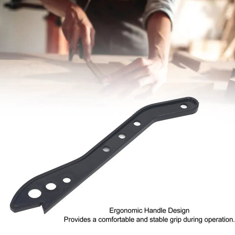 Two Pack ABS Push Sticks For Woodworking Heavy Duty Safety Pushers with ergonomic handle and black design