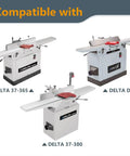 Image of Delta jointers compatible with Eight Inch Jointer Knife Replacement Set Three Premium Woodworking Cutting Blades.