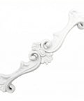 Antique Style Cabinet Hardware Set White Six Pack Old School Vintage Drawer Pulls For Dresser Nightstand 3 Inch Hole Centers Classic Ornate Handles Includes Mounting Screws