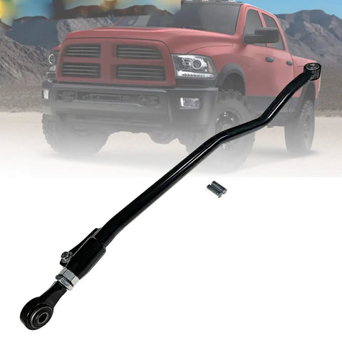 Front Adjustable Track Bar For 0 To 3 Inch Lift Kits Fits 2003 To 2013 Dodge Ram 2500 3500 2 Inch Adjustable Panhard Suspension Rod black steel