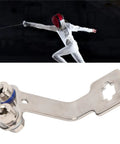 Sturdy Stainless Steel Fencing Socket Bracket For Foil Training And Competition Secure Sword Grip System Stable Support