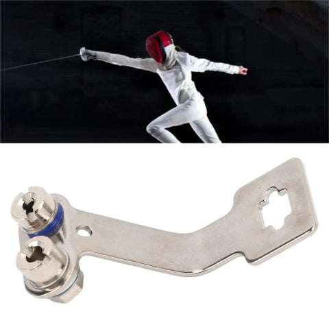 Sturdy Stainless Steel Fencing Socket Bracket For Foil Training And Competition Secure Sword Grip System Stable Support