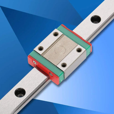 Tiny 12mm Mini Linear Rail With Four Point Ball Retainer And Built In Lubrication System Includes 450mm Rail for precise machinery motion