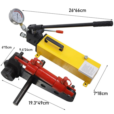 Heavy Duty Manual Hydraulic Torque Wrench Delivers Rock Solid 9954 Nm Precision Bolt Control With A Smooth 36 Degree Ratchet and Pro Grade Industrial Performance That Handles Tough Jobs Without Breaking A Sweat, showing dimensions and details.
