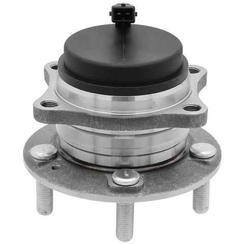 Rear Wheel Hub Bearing Assembly For FWD Only Fits Santa Fe 2007-2020, made of durable metal, front view.