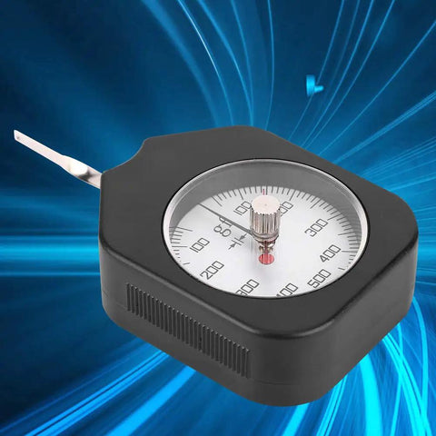 Push Pull Force Gauge For Precision Mechanical Pressure Testing With Gram Force Readout SZG5002 Dial Gauge Pro Grade Non Slip Handle Easy Use For Tape Recorder Buffer Pressure Armature And Switch Calibration, black dial gauge