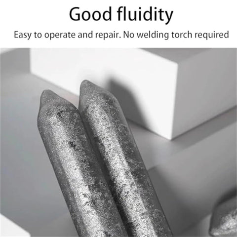 Close-up of Low Temperature Aluminum Welding Rod Fix It Rod With Powder Core Flux Easy Melt For Stainless Steel Iron Aluminum And Other Metals