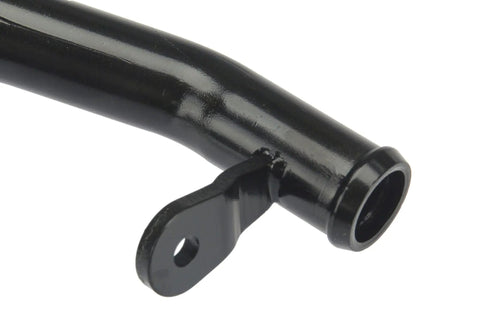 Straight Up Heavy Duty Coolant Pipe Upgrades Crack Prone Plastic To Rock Solid Aircraft Aluminum Replaces Water Pump Line For Transmission Cooler Direct Drop In Fit Black Finish