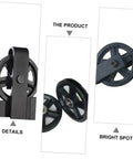 Heavy Duty Barn Door Nylon Roller Wheels Set Smooth Sliding Pulleys With Low Noise Durable Hanging Rail Hardware close-up