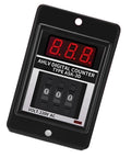 Rugged ABS Digital Counter Workhorse For Industrial Use, clear double digits display, black ABS frame, 220V, easy operate maintenance