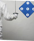 Fencer using Pro Grade Double Sided Rubber Fencing Target for Training Hanging Wall Mounted Practice Tool Durable Wear Resistant Fencing Gear