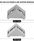 Built Tough Aluminum Alloy L Shaped Corner Brackets Set Right Angle Furniture Fasteners 10 Pcs comparison