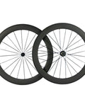 60mm Carbon Fiber Wheelset For 700c Clincher With 25mm U-Shape Rim, Basalt Brake Surface, Toray T700, Shimano Compatible, V-Brake