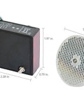 IP67 Waterproof Retro Reflective Photoelectric Beam Sensor Kit With 40 Feet Range 10 to 30VDC product image showing sensor and reflector.