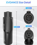 Road Tripping Got You Covered V2L Adapter Compatible With Hyundai Ioniq 5 And Ioniq 6 Plus Kia EV6 showing size details and measurements.