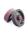 Top Rated Resin Diamond Sanding Wheel Perfect For Polishing Gemstones Glass And Plastics With Flex That Keeps Things Cool While Giving You A Super Smooth Shine On Tough Jobs Without Any Mess Or Heat Damage! Two textured wheels in various grits.