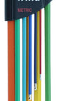 Ball End Hex L Key Set 9 Piece Metric With Color Coded Handles Textured No Slip Grip Ball End Drivers For Fastener Interlock
