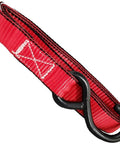 Heavy Duty Cambuckle Straps 1 Inch By 15 Feet 500 Lbs Working Load 1500 Lbs Break Strength Rubber Coated Hooks Cargo Tie Down Straps