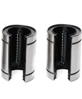 4 Pack Open Linear Motion Bearings From LM10UUOP To LM30UUOP For 3D Printers And CNC Rigs With LM16UUOP 16x28x37 Fitment, open metal bearings