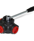 Heavy Duty Hydraulic Rotary Diverter Valve 3 Way Open Center for Industrial Hydraulics 16 GPM Flow Up To 4350 PSI