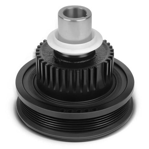 Beefed Up Engine Harmonic Balancer Crankshaft Pulley Replacement for Ford Ranger 2001-2011, close-up view.