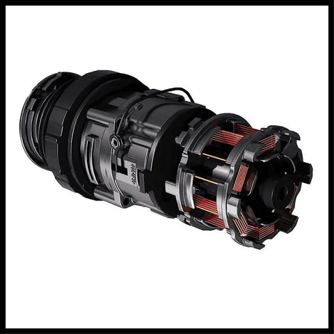 Motor component of Heavy Duty Cordless Drill And Screwdriver 18 Volt Brushless Motor 50 Nm for rock solid performance.