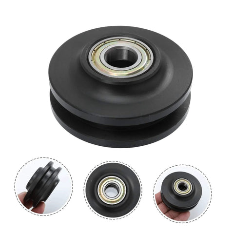 Heavy Duty Barn Door Roller Wheel Nylon Pulley For Smooth Sliding And Easy Install Durable Hanging Rail Wheel