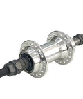 Rear Bicycle Hub 36 Hole 135mm Width Dope Alloy Aluminum Bike Hub Single Thread Three Eighth Inch 338g Lightweight Silver