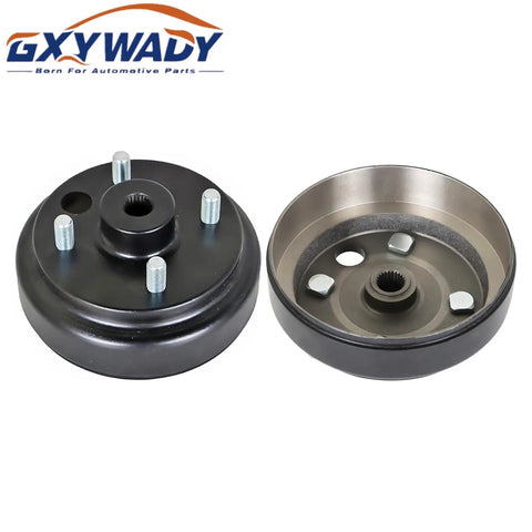 Rear Axle And Brake Hub Drum Assembly Kit With 24 Spline Replacement For Electric And Gas Golf Carts 1982 To 1993