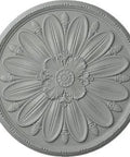 40 Inch Ceiling Medallion With One Seven Eighths Inch Projection Lightweight Easy Install Exquisite Detail Cuts Drills Glue Or Screws