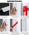 Application procedure for Self Adhesive Wall Corner Guards Peel And Stick Moulding Trim For Corners In Beige Gray Blue Gold Brown
