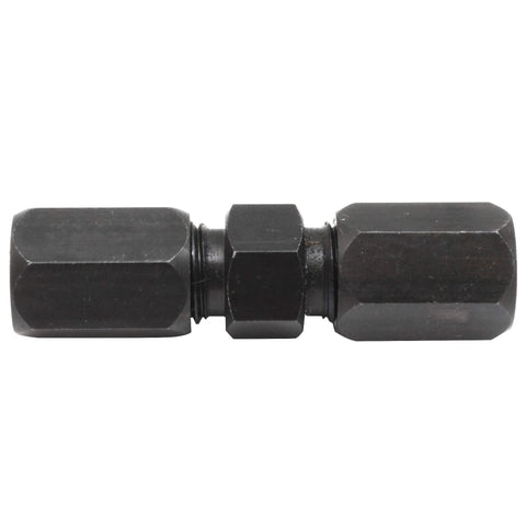 4LifetimeLines 3/16-inch black-oxide steel high-pressure compression union tube connector